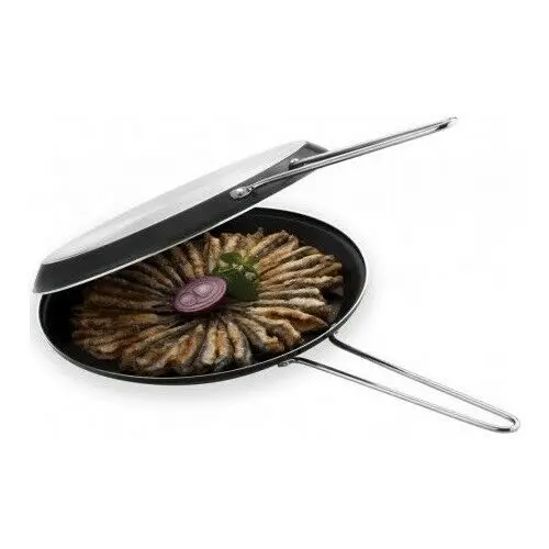 New Double Non-stick Sided Papilla Redio Fish, Crepe, Menemen Pan 28 Cm 11inches
New Double Non-stick Sided Papilla Redio Fish, Crepe, Menemen Pan 28 Cm 11inches