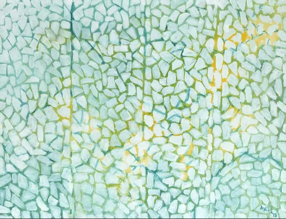 High quality Oil painting Canvas Reproductions White Daisies Rhapsody (1973) by Alma Woodsey Thomas hand painted
High quality Oil painting Canvas Reproductions White Daisies Rhapsody (1973) by Alma Woodsey Thomas hand painted