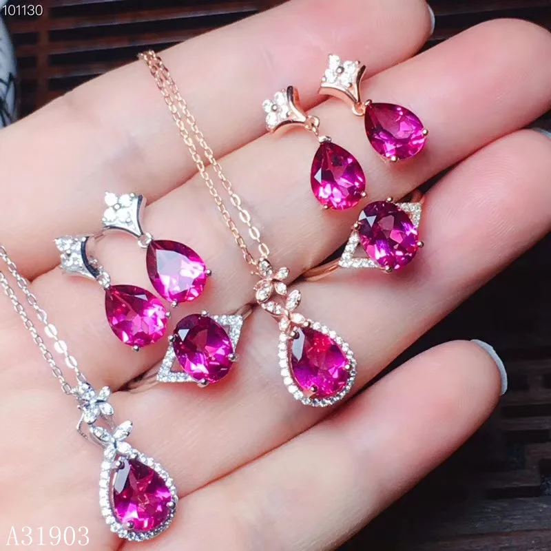 KJJEAXCMY boutique jewelry 925 sterling silver inlaid natural powder topaz gemstone female ring pendant earrings set support det
KJJEAXCMY boutique jewelry 925 sterling silver inlaid natural powder topaz gemstone female ring pendant earrings set support det