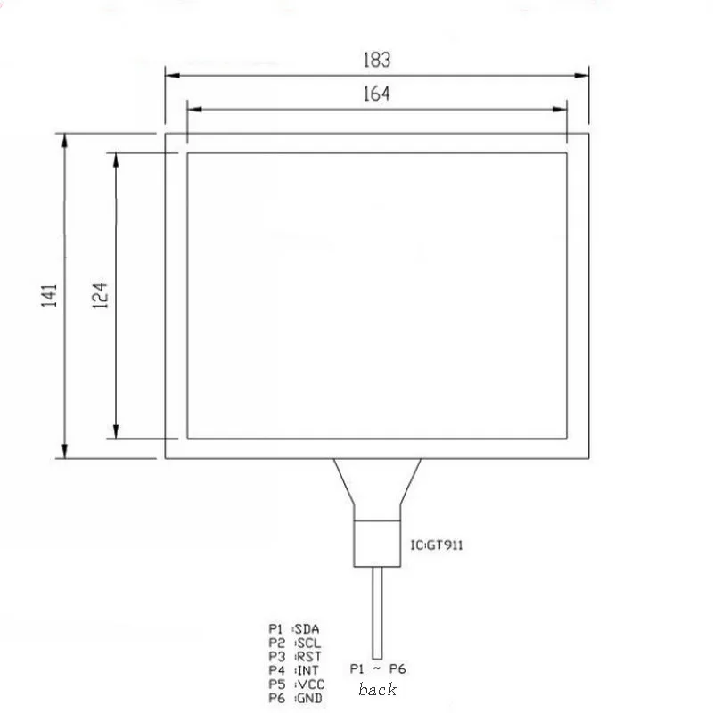 For Applicable 8 inch 183*141MM Support for Windows XP 7 8 10 Capacitive Screen Touch Screen Panel Sensor
For Applicable 8 inch 183*141MM Support for Windows XP 7 8 10 Capacitive Screen Touch Screen Panel Sensor