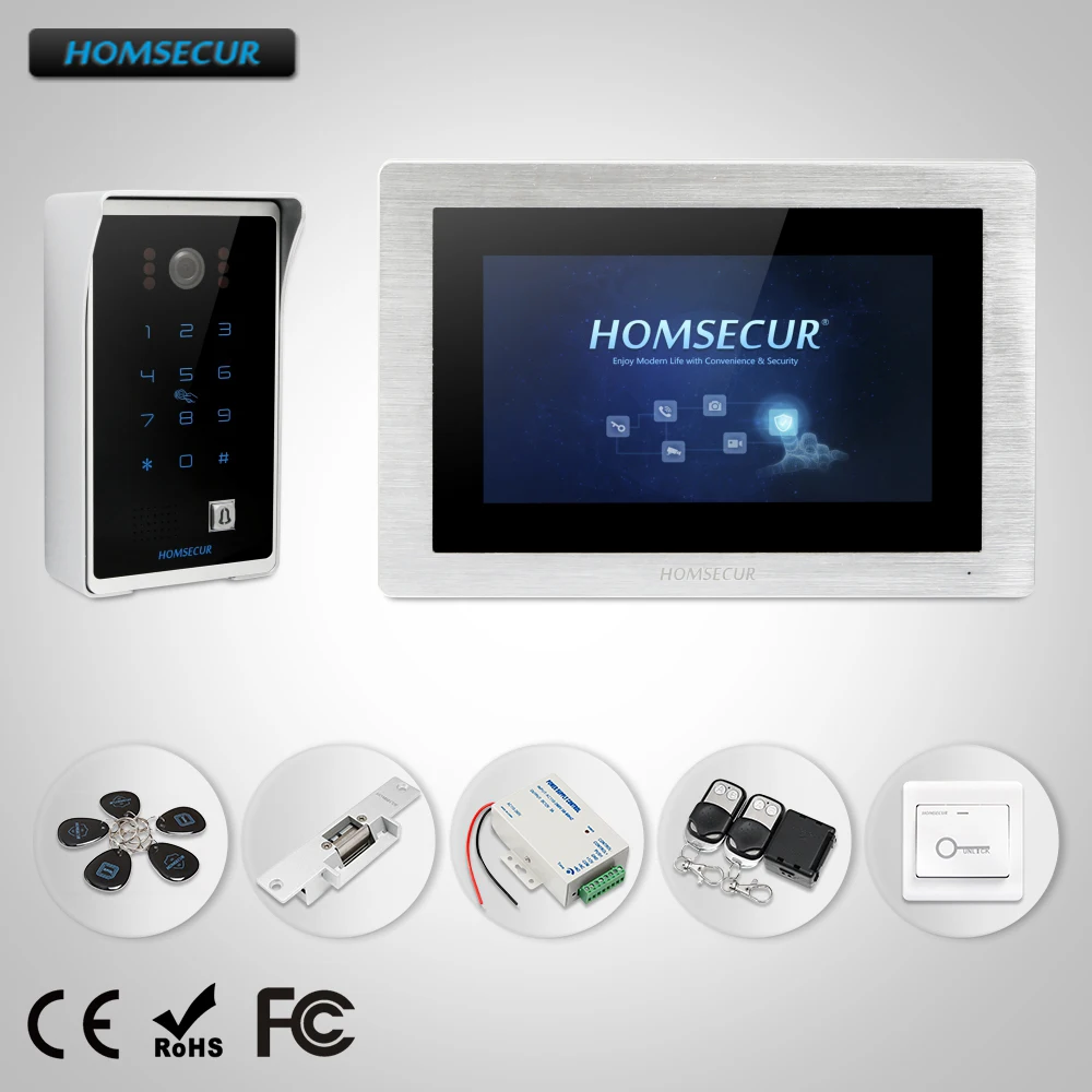 HOMSECUR 7 " Проводной Свободные Руки Видео и Аудио Смарт Дверной Звонок Доступ по Паролю и Камера с обнаружением движения
HOMSECUR 7 " Проводной Свободные Руки Видео и Аудио Смарт Дверной Звонок Доступ по Паролю и Камера с обнаружением движения