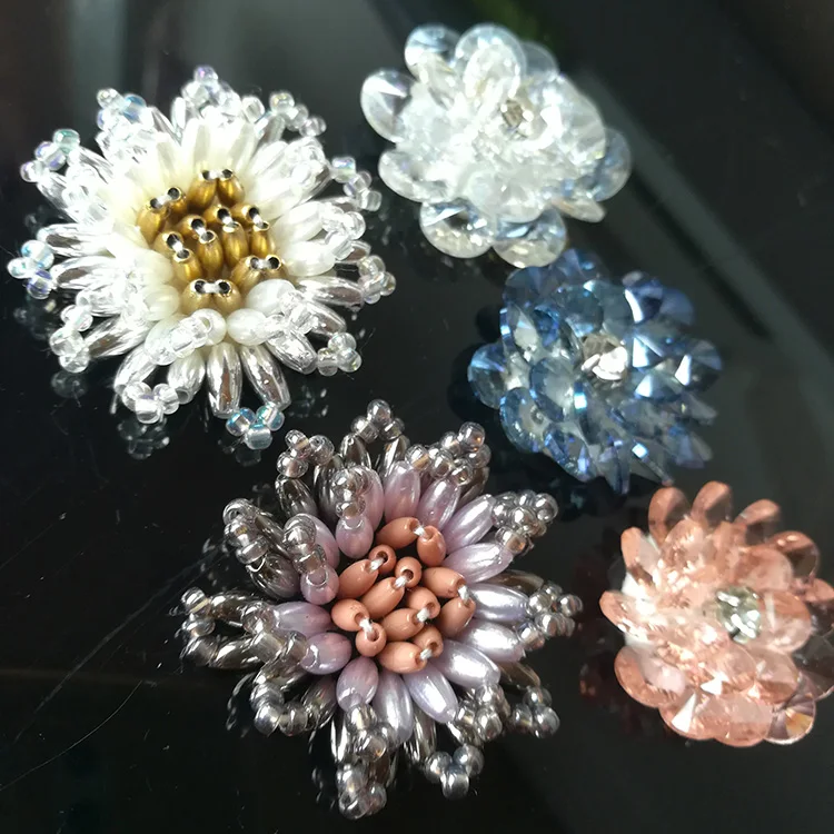 Exquisite 3D flower nail bead patch boutifrock flower accessories DIY fashion clothes decoration patches applique tide
Exquisite 3D flower nail bead patch boutifrock flower accessories DIY fashion clothes decoration patches applique tide