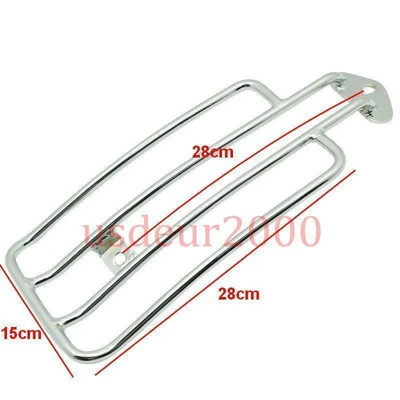 Universal Motorcycle Solo Seat Rear Fender Luggage Rack for Harley Victory Triumph Honda Yamaha Kawasaki Suzuki Chrome Black
Universal Motorcycle Solo Seat Rear Fender Luggage Rack for Harley Victory Triumph Honda Yamaha Kawasaki Suzuki Chrome Black