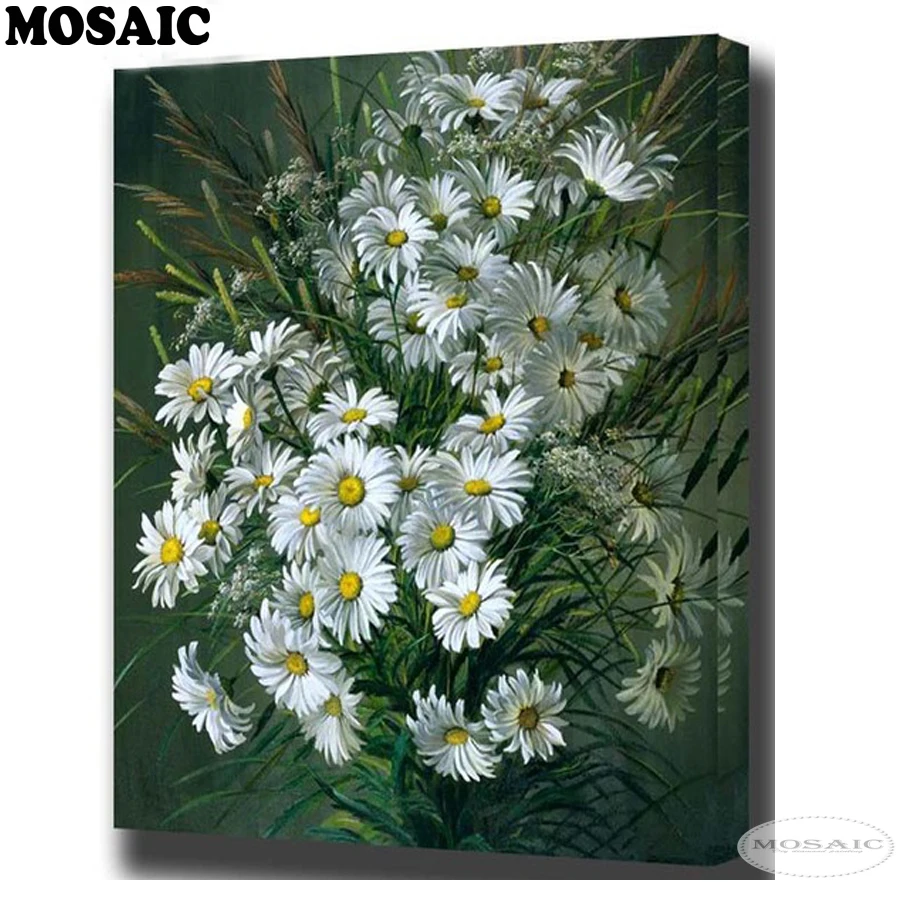 3d Full Square Diamond Embroidery Little Daisy,5D DIY Diamond Painting Cross Stitch,Mosaic Pattern,New year Gifts
3d Full Square Diamond Embroidery Little Daisy,5D DIY Diamond Painting Cross Stitch,Mosaic Pattern,New year Gifts