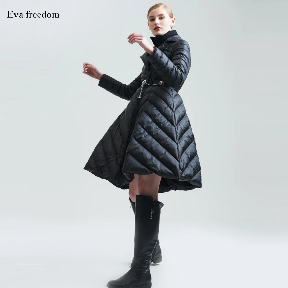 Premium Brand Eva Freedom European Style Fashion Women's Jacket Winter, Slim Slimming Long Down Jacket Cold Clothing Women
Premium Brand Eva Freedom European Style Fashion Women's Jacket Winter, Slim Slimming Long Down Jacket Cold Clothing Women