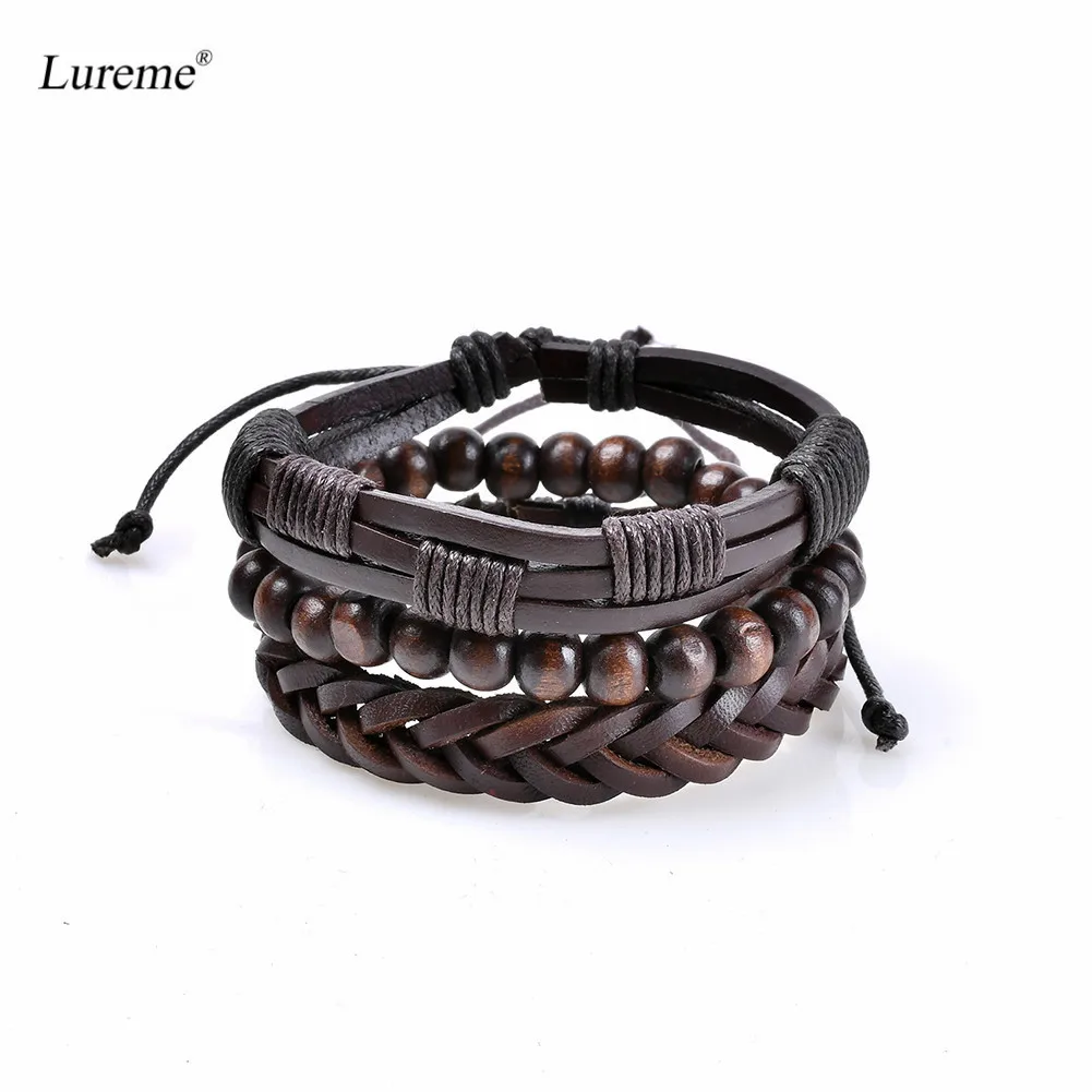Lureme 3 шт плетеный браслет из искусственной кожи для мужчин и женщин, деревянные браслеты из бисера, регулируемый браслет (bl003195)
Lureme 3 шт плетеный браслет из искусственной кожи для мужчин и женщин, деревянные браслеты из бисера, регулируемый браслет (bl003195)