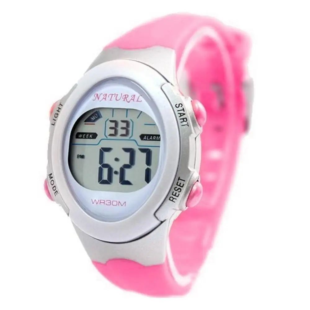 ALEXIS Light Gray Watchcase Chronograph Date BackLight White Bezel Digital Watch DW327I
ALEXIS Light Gray Watchcase Chronograph Date BackLight White Bezel Digital Watch DW327I
