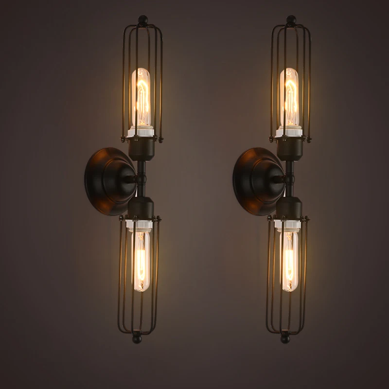 Loft Vintage Wall Lamps American Industrial Edison Lightis Bulb E27/ E26 Holder Bedside wandlamp bedroom light Wall Sconce
Loft Vintage Wall Lamps American Industrial Edison Lightis Bulb E27/ E26 Holder Bedside wandlamp bedroom light Wall Sconce