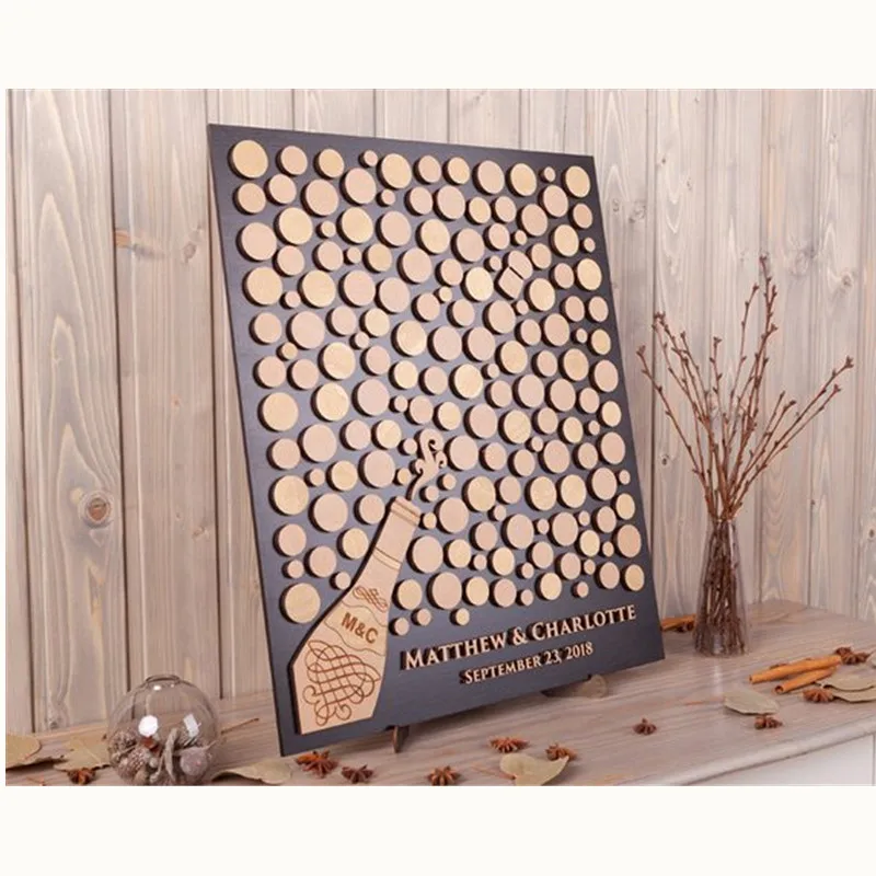 3D Wood Wedding Guest Book Alternative Champagne Bottle Wedding Theme 3D Unique Guestbook Custom Guest Book Rustic Wedding Sign
3D Wood Wedding Guest Book Alternative Champagne Bottle Wedding Theme 3D Unique Guestbook Custom Guest Book Rustic Wedding Sign