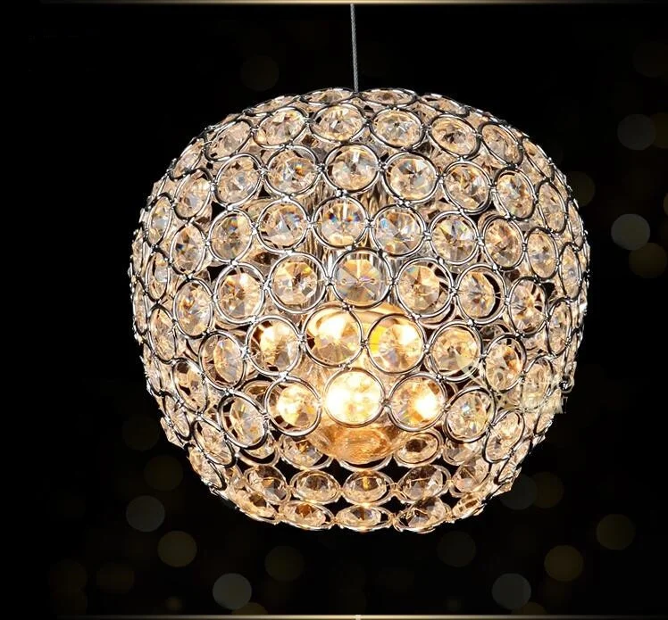 Modern chrome lustre Apple modeling LED Crystal chandelier crystal lamp E27/26 Chandelier Lighting Fixture Pendant Ceiling Lamp
Modern chrome lustre Apple modeling LED Crystal chandelier crystal lamp E27/26 Chandelier Lighting Fixture Pendant Ceiling Lamp
