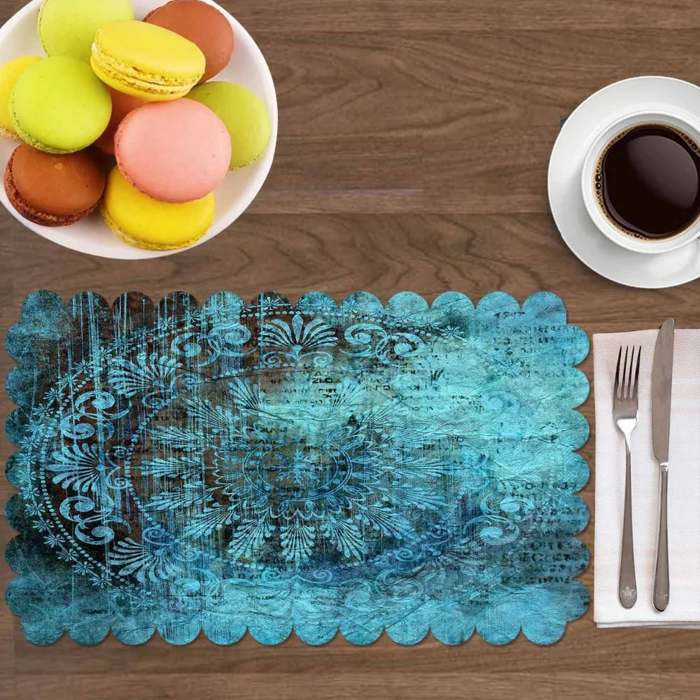 Else Green Turkish Ethnic Authentic Vintage 4 Pcs 3d Print Washable Micro Fabric Table Placemat Pad for Dining Room Kitchen
Else Green Turkish Ethnic Authentic Vintage 4 Pcs 3d Print Washable Micro Fabric Table Placemat Pad for Dining Room Kitchen