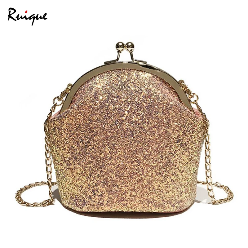 Ruique 2018 Women New Vintage Shell Bag Girls Cute Chain Handbag Female Mini Casual Shoulder Crossbody Bag Sequin Messenger Bag
Ruique 2018 Women New Vintage Shell Bag Girls Cute Chain Handbag Female Mini Casual Shoulder Crossbody Bag Sequin Messenger Bag