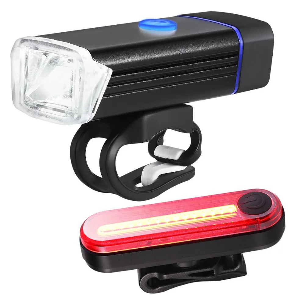 Portable Bike Bicycle Lights USB LED Rechargeable Set Mountain Cycle Front Back Headlight Safety Warning Light Bike Accessories
Portable Bike Bicycle Lights USB LED Rechargeable Set Mountain Cycle Front Back Headlight Safety Warning Light Bike Accessories
