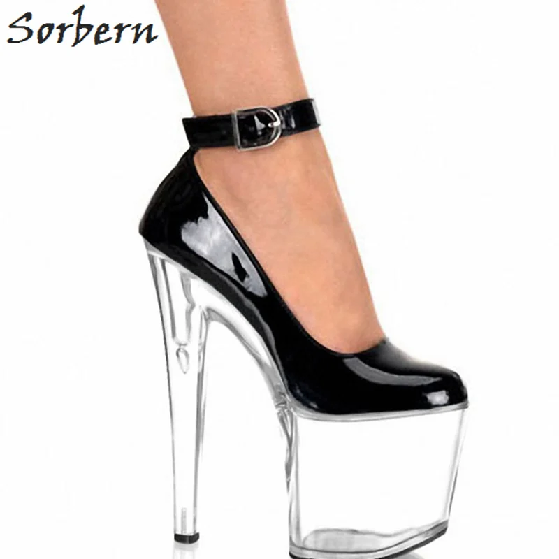 Sorbern Ankle Straps 20Cm Spike High Heels Platform Shoes Females Big Size Women Shoes Exotic Heels Crossdresser Heels Shoes
Sorbern Ankle Straps 20Cm Spike High Heels Platform Shoes Females Big Size Women Shoes Exotic Heels Crossdresser Heels Shoes