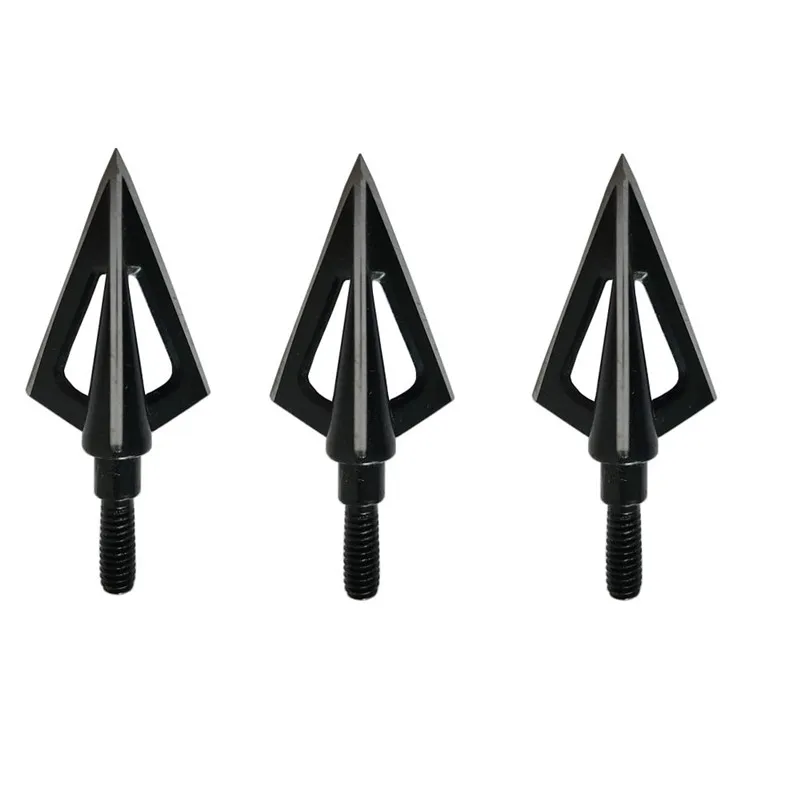 3pcs Hunting Arrowhead 100Gr Steel Broadhead 3 Blades Arrow Point Target Shooting Tips Crossbow Compound Recurve Bow Head 
3pcs Hunting Arrowhead 100Gr Steel Broadhead 3 Blades Arrow Point Target Shooting Tips Crossbow Compound Recurve Bow Head