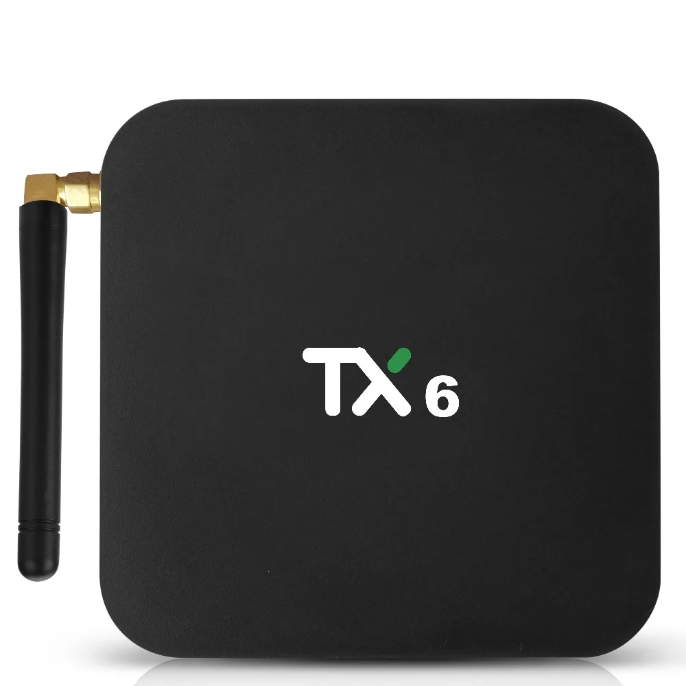 ТВ приставка Tanix TX6 с Android 9.0 четырехъядерный ARM Cortex A53 USB 3.0 4 Гб 64 2.4G/5G