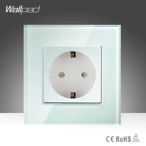 16A EU Socket Wallpad White Crystal Glass EU European German Standard Wall Socket Free Shipping
16A EU Socket Wallpad White Crystal Glass EU European German Standard Wall Socket Free Shipping