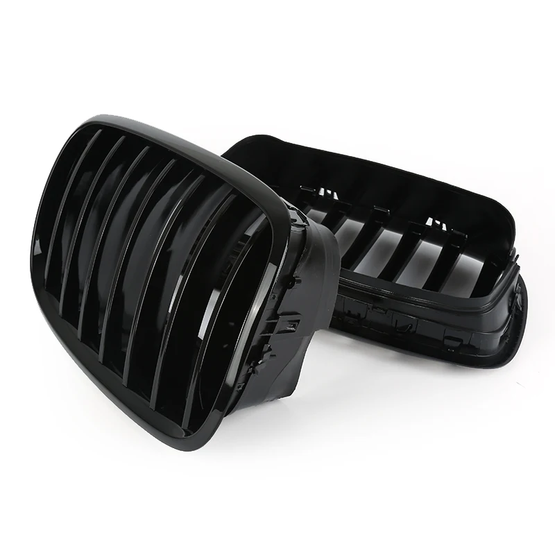 Car Front Bumper Grill Pair Replacement Front Kidney Grille Grill Glossy Black for BMW X5 X5M X6 X6M E70 E71 2008-2013 2pcs XNC
Car Front Bumper Grill Pair Replacement Front Kidney Grille Grill Glossy Black for BMW X5 X5M X6 X6M E70 E71 2008-2013 2pcs XNC
