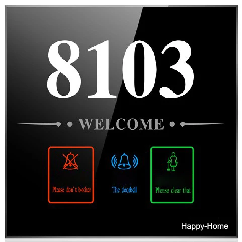 Intelligent House Hotel Touch Waterproof LED Doorbell Door plate, Free customize Door plate Adress Doorbell, Free Shipping
Intelligent House Hotel Touch Waterproof LED Doorbell Door plate, Free customize Door plate Adress Doorbell, Free Shipping