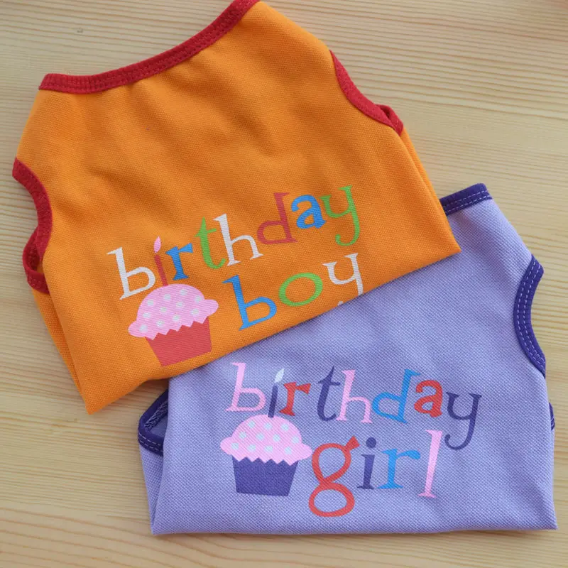 Honden T Shirt Cats Clothing For Pets Dog Clothes Puppy Tshirt Pet Supplies Printing Birthday T Shirt Breathable Cheap Outfits E
Honden T Shirt Cats Clothing For Pets Dog Clothes Puppy Tshirt Pet Supplies Printing Birthday T Shirt Breathable Cheap Outfits E