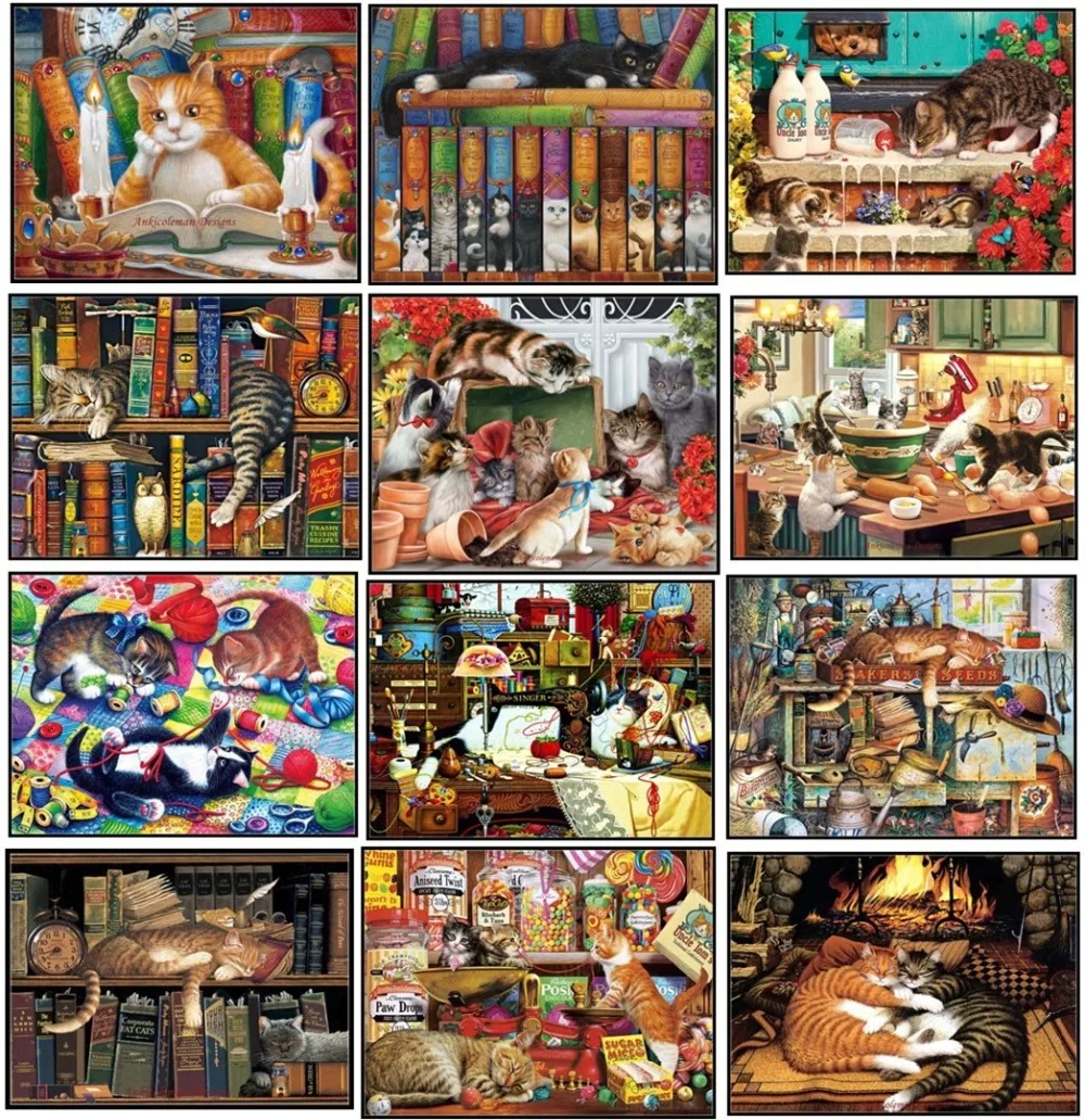 Embroidery Counted Cross Stitch Kits Needlework - Crafts 14 ct DMC DIY Arts Handmade Decor - Cat Collection 2
Embroidery Counted Cross Stitch Kits Needlework - Crafts 14 ct DMC DIY Arts Handmade Decor - Cat Collection 2
