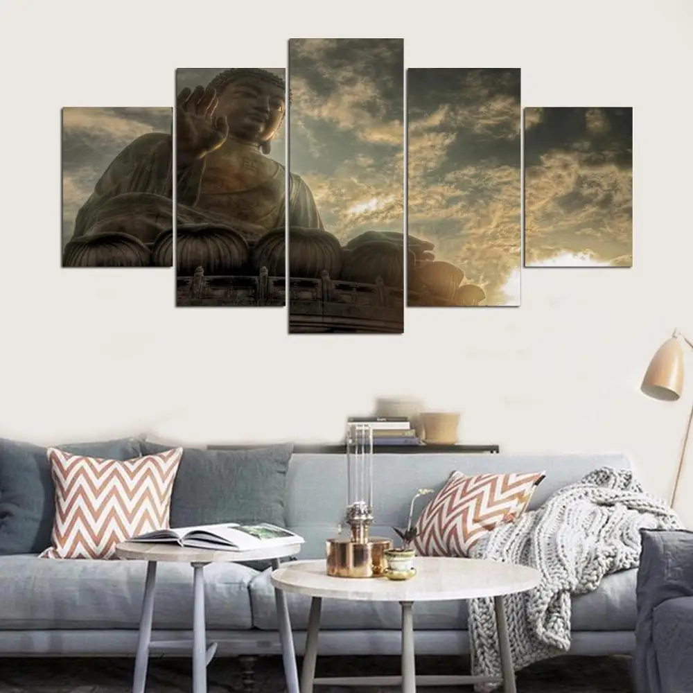 Wall Art Canvas Landscape Pictures Framework Living Room HD Prints Posters 5 Pieces Buddha Abstract Paintings Home Decorative
Wall Art Canvas Landscape Pictures Framework Living Room HD Prints Posters 5 Pieces Buddha Abstract Paintings Home Decorative