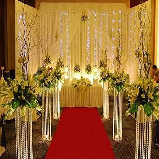 6PCS 110 cm Tall Wedding Crystal Centerpiece Acrylic Flower Stand Floor Vase for Event Party Walkway Aisle Decoration
6PCS 110 cm Tall Wedding Crystal Centerpiece Acrylic Flower Stand Floor Vase for Event Party Walkway Aisle Decoration