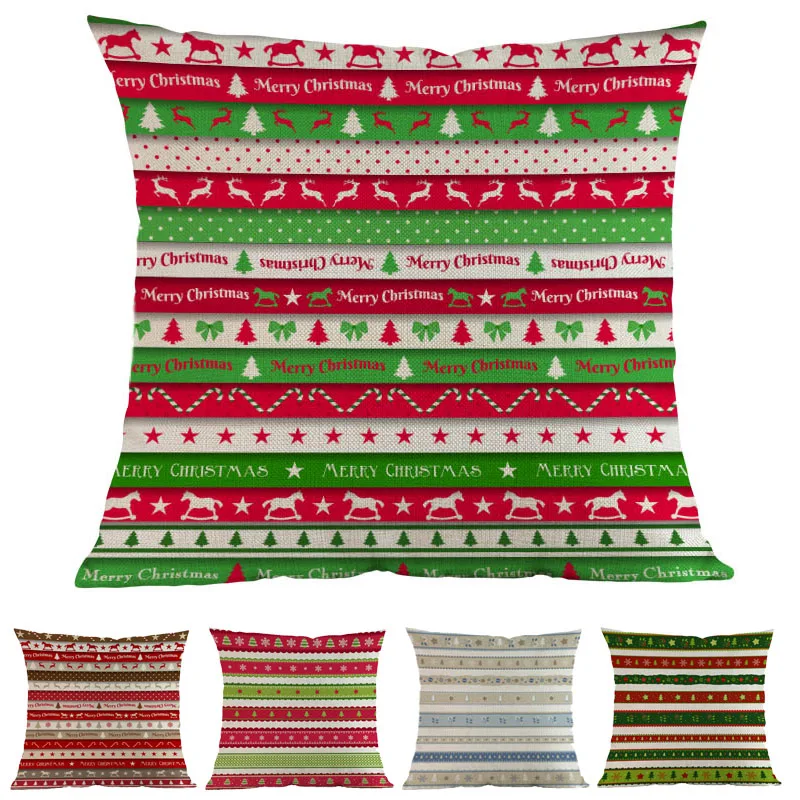 Merry Christmas Geometric Striped Reindeer Tree Pendant Pattern Pillow Case Home Sofa Decoration Cushion Cover Holiday Gifts
Merry Christmas Geometric Striped Reindeer Tree Pendant Pattern Pillow Case Home Sofa Decoration Cushion Cover Holiday Gifts