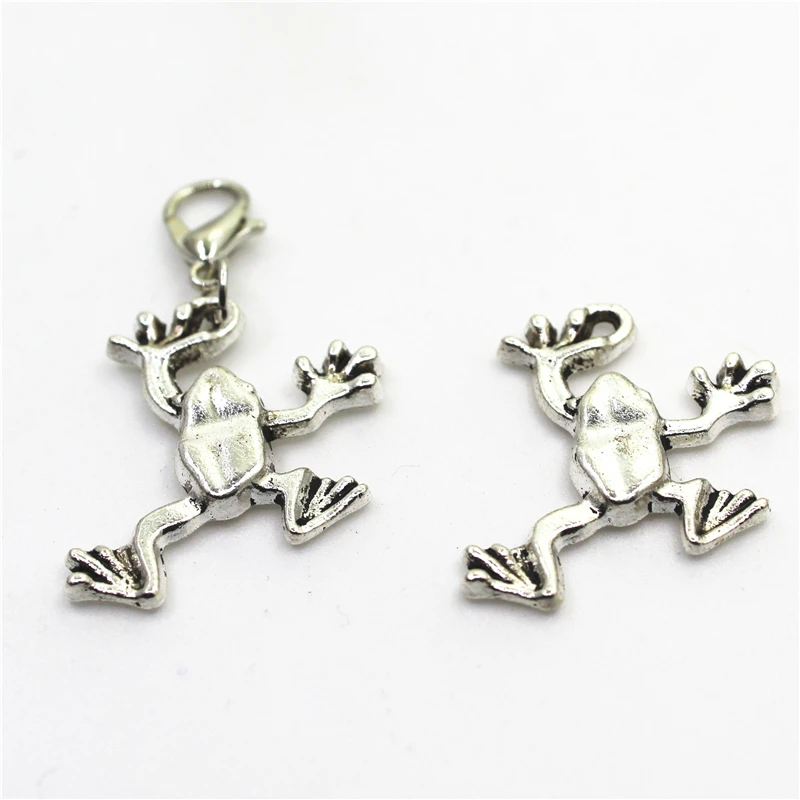 20pcs/lot Antique Silver Frog Dangle Charms Lobster Clasp Charms DIY Bracelet&Bangles Jewelry Accessory Animals Hanging Charms
20pcs/lot Antique Silver Frog Dangle Charms Lobster Clasp Charms DIY Bracelet&Bangles Jewelry Accessory Animals Hanging Charms
