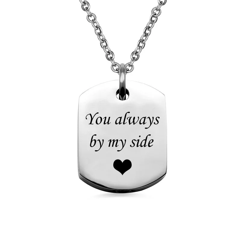 AILIN Custom Memorial Jewelry Ashes Engrave Stainless Steel Square Cremation Necklace Chain Length 18"-24" Fathers Day Gifts
AILIN Custom Memorial Jewelry Ashes Engrave Stainless Steel Square Cremation Necklace Chain Length 18"-24" Fathers Day Gifts