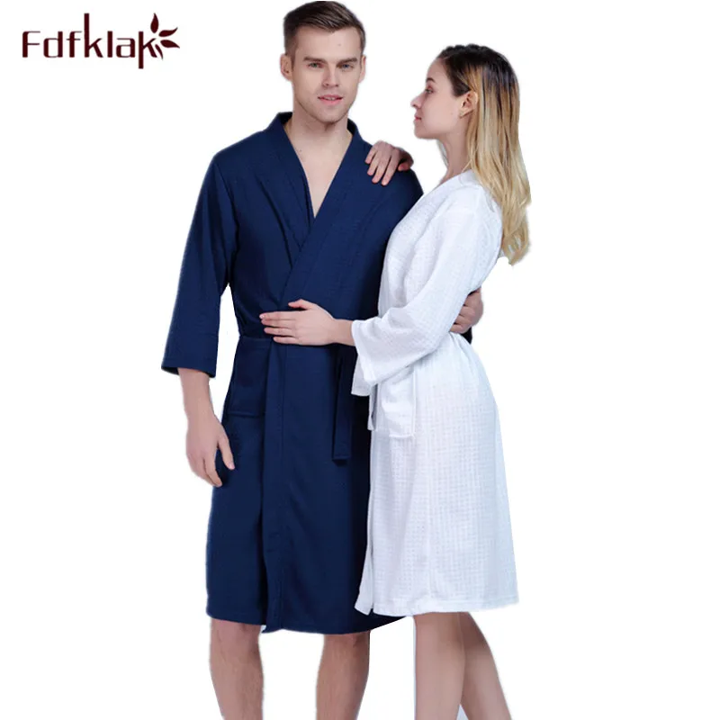 Fdfklak Casual new robe women spring autumn bathrobe female sleepwear robes waffle couple's bath robe dressing gowns homewear
Fdfklak Casual new robe women spring autumn bathrobe female sleepwear robes waffle couple's bath robe dressing gowns homewear