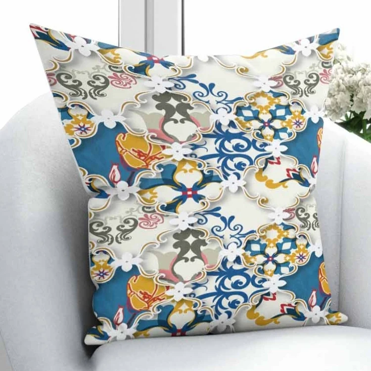 Else Blue Yellow Gray Ethnic Ottoman Vintage 3D Pattern Print Throw Pillow Case Cushion Cover Square Hidden Zipper 45x45cm
Else Blue Yellow Gray Ethnic Ottoman Vintage 3D Pattern Print Throw Pillow Case Cushion Cover Square Hidden Zipper 45x45cm