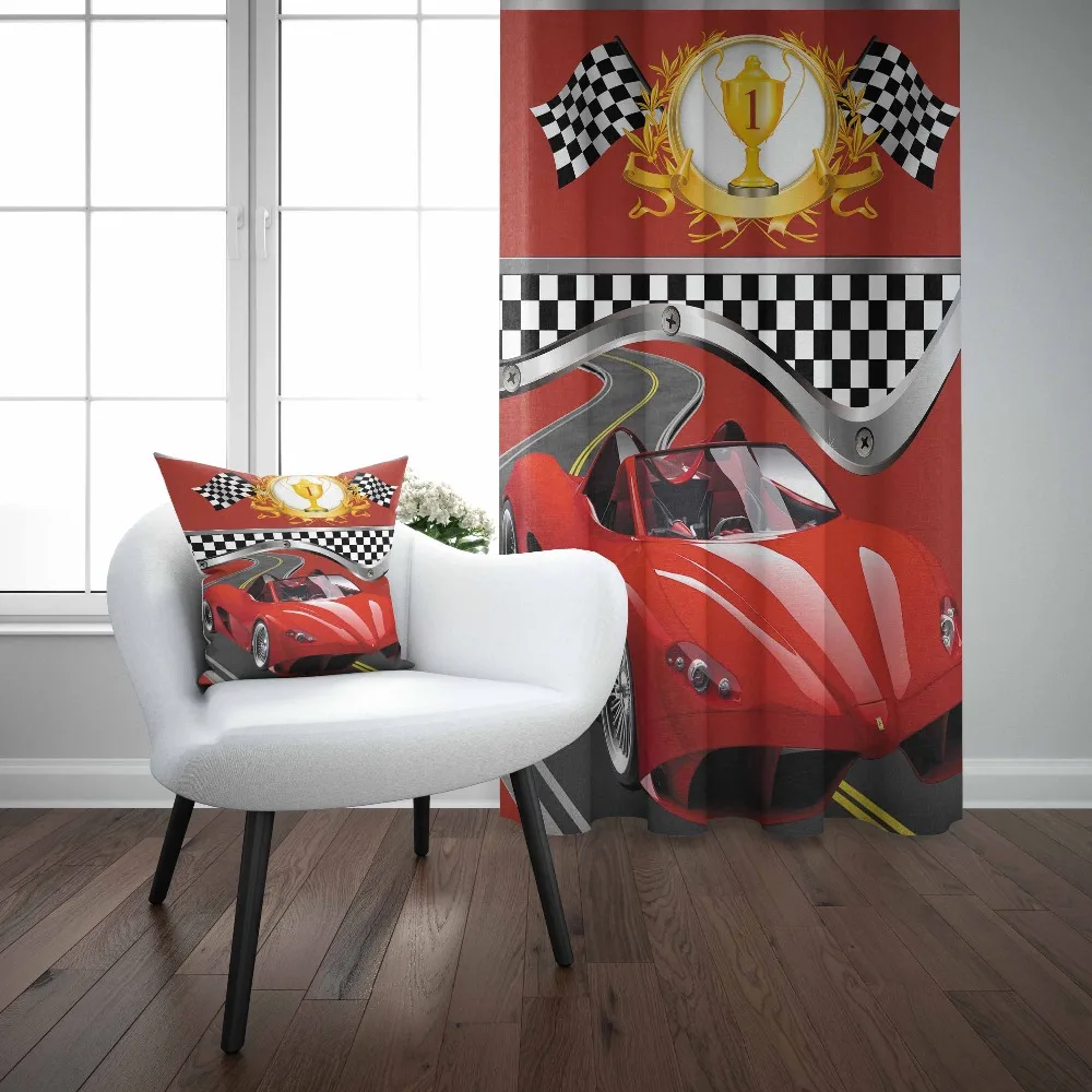 Else Red Racing Car White Black Flag Race Cup Boys 3d Kids Print Baby Children Window Panel Set Curtain Combine Gift Pillow Case
Else Red Racing Car White Black Flag Race Cup Boys 3d Kids Print Baby Children Window Panel Set Curtain Combine Gift Pillow Case