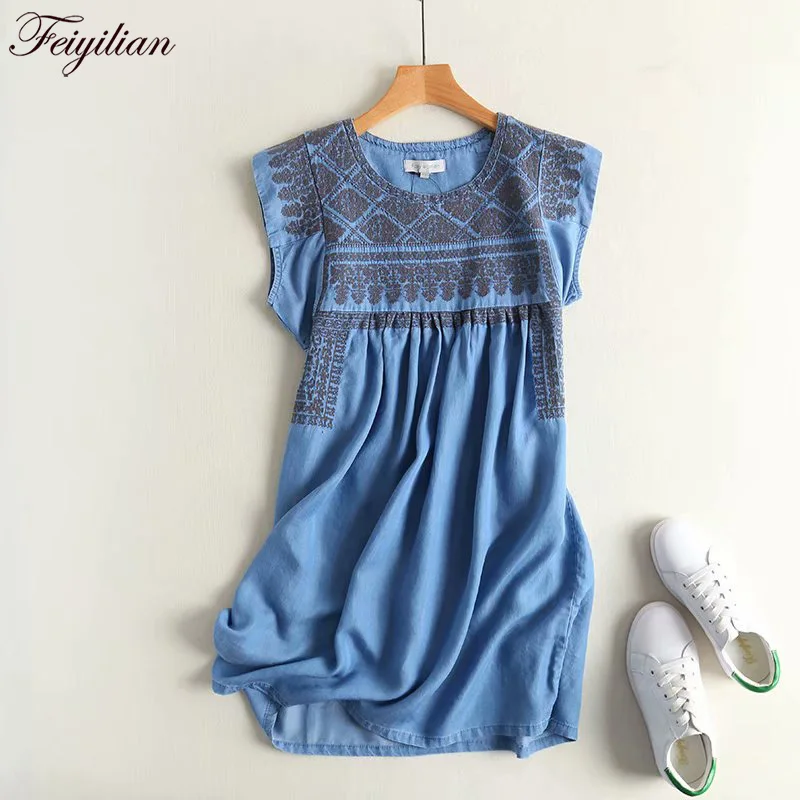 new arrival summer women Tencel denim dress high waist pleated mini soft jeans dress short denim casual dress
new arrival summer women Tencel denim dress high waist pleated mini soft jeans dress short denim casual dress