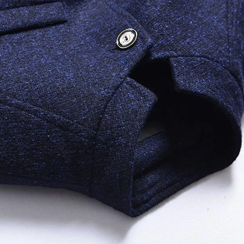 New Brand Clothing Winter Jakets For Men And Parks Stand-up Collar Men's Windbreaker Jacket Thickened Woolen Coat
New Brand Clothing Winter Jakets For Men And Parks Stand-up Collar Men's Windbreaker Jacket Thickened Woolen Coat