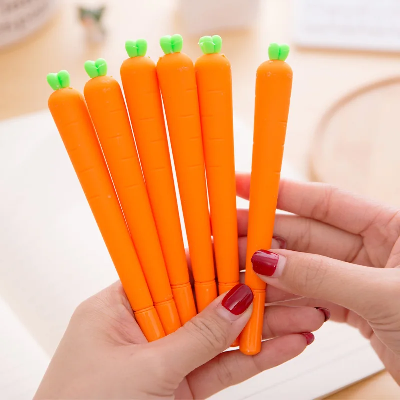 1PCS Cute Creative Black Refill Neutral Pen Stationery Korean Personalized Signature Gel Pens Student Carrot Water-Based Pen
1PCS Cute Creative Black Refill Neutral Pen Stationery Korean Personalized Signature Gel Pens Student Carrot Water-Based Pen