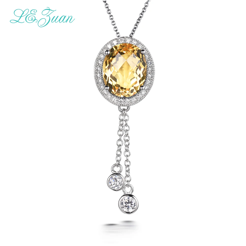 L & zuan, женские ожерелья, подвески, Стерлинговое Серебро 925 пробы, 7.01ct, натуральный цитрин, ожерелье для свадьбы, хорошее ювелирное изделие, P0066-W05
L & zuan, женские ожерелья, подвески, Стерлинговое Серебро 925 пробы, 7.01ct, натуральный цитрин, ожерелье для свадьбы, хорошее ювелирное изделие, P0066-W05
