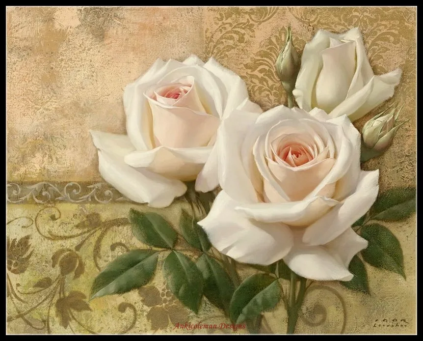 Light Pink Roses - Counted Cross Stitch Kits - DMC DIY Handmade Needlework for Embroidery 14 ct Cross Stitch Sets
Light Pink Roses - Counted Cross Stitch Kits - DMC DIY Handmade Needlework for Embroidery 14 ct Cross Stitch Sets