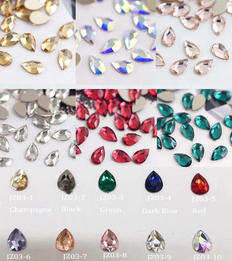 20PCs 5*8MM Water Drop/Teardrop Glass Rhinestone Flatback 10 Colors NEW tear drop faceted crystal rhinestone for Nail art
20PCs 5*8MM Water Drop/Teardrop Glass Rhinestone Flatback 10 Colors NEW tear drop faceted crystal rhinestone for Nail art