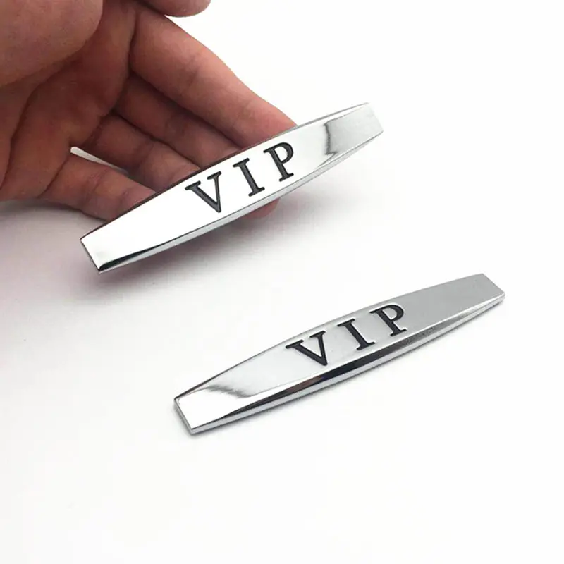 FDIK 2PCS/set Metal VIP Emblem Badge Decal Car Sticker for Teana Peugeot Bmw Ford Focus KIA TOYOTA HONDA Car Side Decoration
FDIK 2PCS/set Metal VIP Emblem Badge Decal Car Sticker for Teana Peugeot Bmw Ford Focus KIA TOYOTA HONDA Car Side Decoration