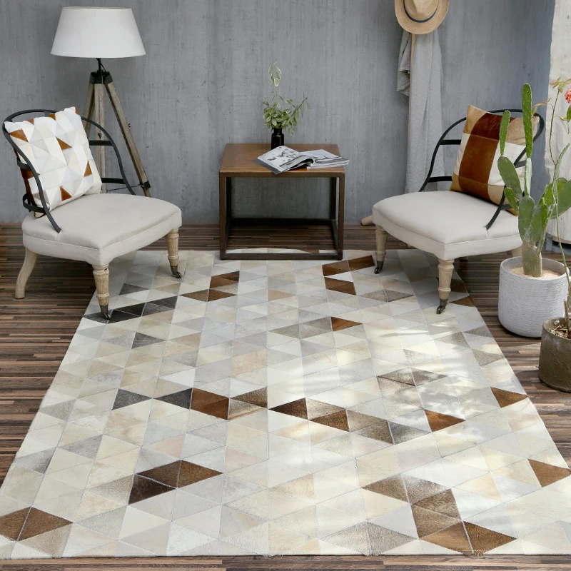 2018 new style Cowhide spliced carpet north European geometry living room sofa tea table mat bedroom bedside carpet
2018 new style Cowhide spliced carpet north European geometry living room sofa tea table mat bedroom bedside carpet