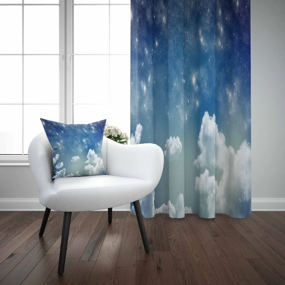 Else Blue Night Sky Wight Clouds Stars Sleep Time 3D Print Living Room Bedroom Window Panel Curtain Combine Gift Pillow Case
Else Blue Night Sky Wight Clouds Stars Sleep Time 3D Print Living Room Bedroom Window Panel Curtain Combine Gift Pillow Case