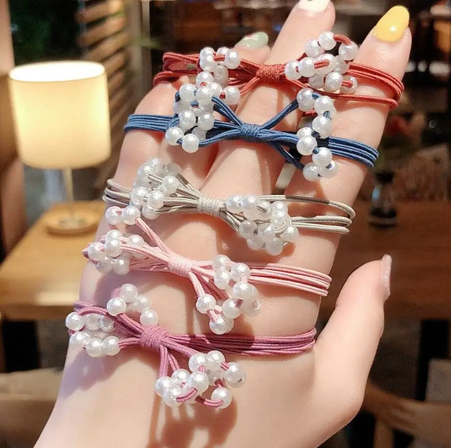 Korean Version Of Simple Hair Rubber Band Ins Popular Pearl Hair Rope Headband Bracelet Purpose Hair Band Girls Hair Accessories
Korean Version Of Simple Hair Rubber Band Ins Popular Pearl Hair Rope Headband Bracelet Purpose Hair Band Girls Hair Accessories