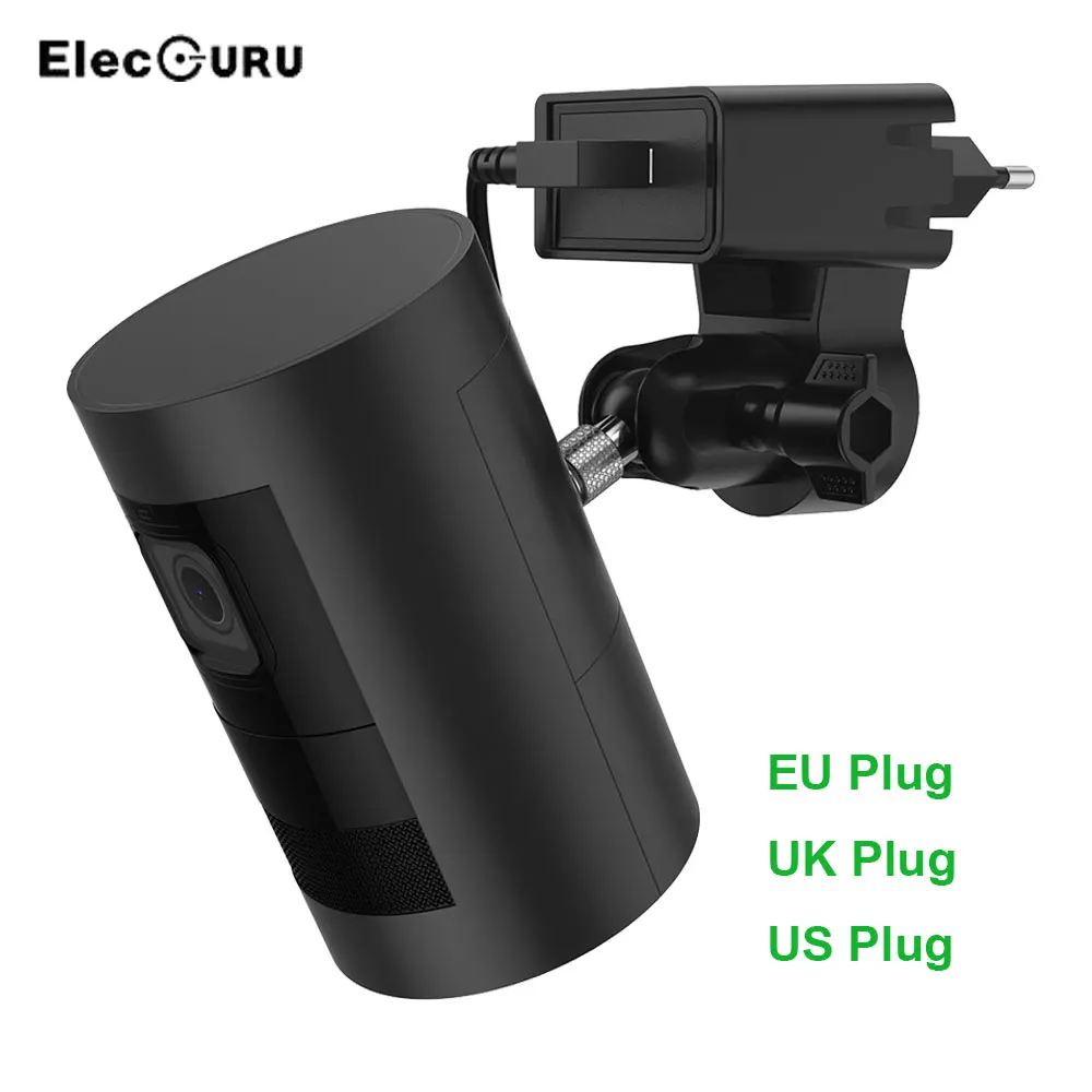 Adjustable Wall Mount for Ring Stick Up Cam Wired/Arlo Pro 2/Pro Camera with Quick Charge 3.0 Adapter,Outlet Holder Wall Bracket
Adjustable Wall Mount for Ring Stick Up Cam Wired/Arlo Pro 2/Pro Camera with Quick Charge 3.0 Adapter,Outlet Holder Wall Bracket