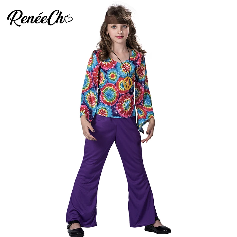 2018 new Halloween costume for children Peace & love costume girls hippie cosplay kids costume halloweens shirt pants set
2018 new Halloween costume for children Peace & love costume girls hippie cosplay kids costume halloweens shirt pants set