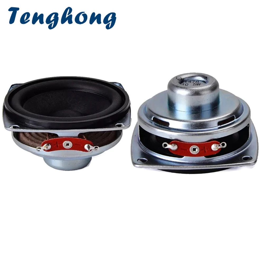 Tenghong 2pcs Full Range Speaker 4Ohm 5W 57MM 16 Core Portable Audio Speakers Unit For Home Theater Bluetooth Speaker DIY
Tenghong 2pcs Full Range Speaker 4Ohm 5W 57MM 16 Core Portable Audio Speakers Unit For Home Theater Bluetooth Speaker DIY