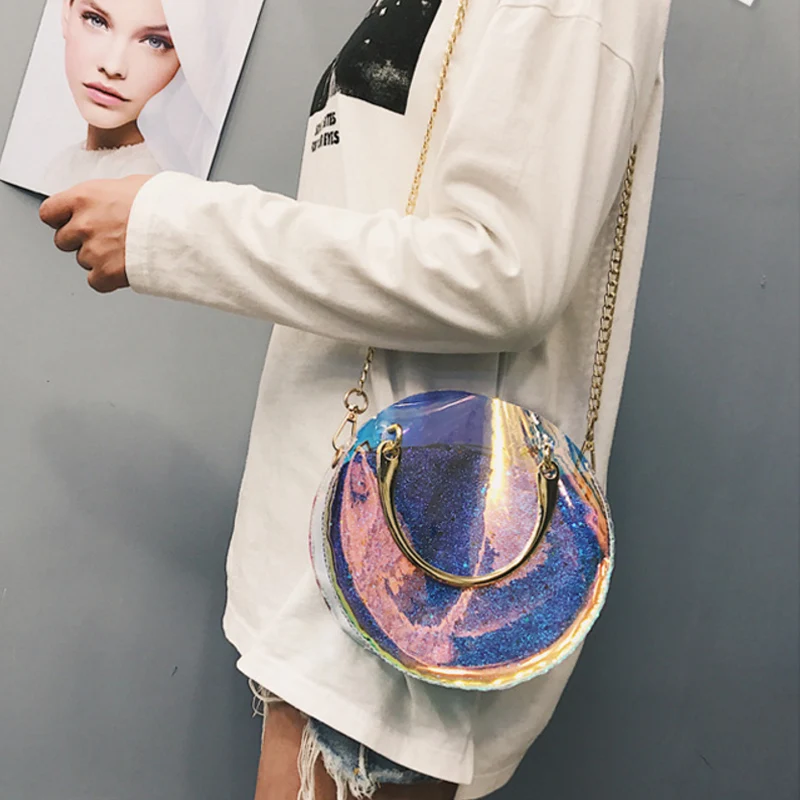 Ruique Women Summer Fashion Shoulder Bag Girls Laser Clear Crossbody Bag Female Jelly Chain Messenger Bag Ladies Composite Bag
Ruique Women Summer Fashion Shoulder Bag Girls Laser Clear Crossbody Bag Female Jelly Chain Messenger Bag Ladies Composite Bag