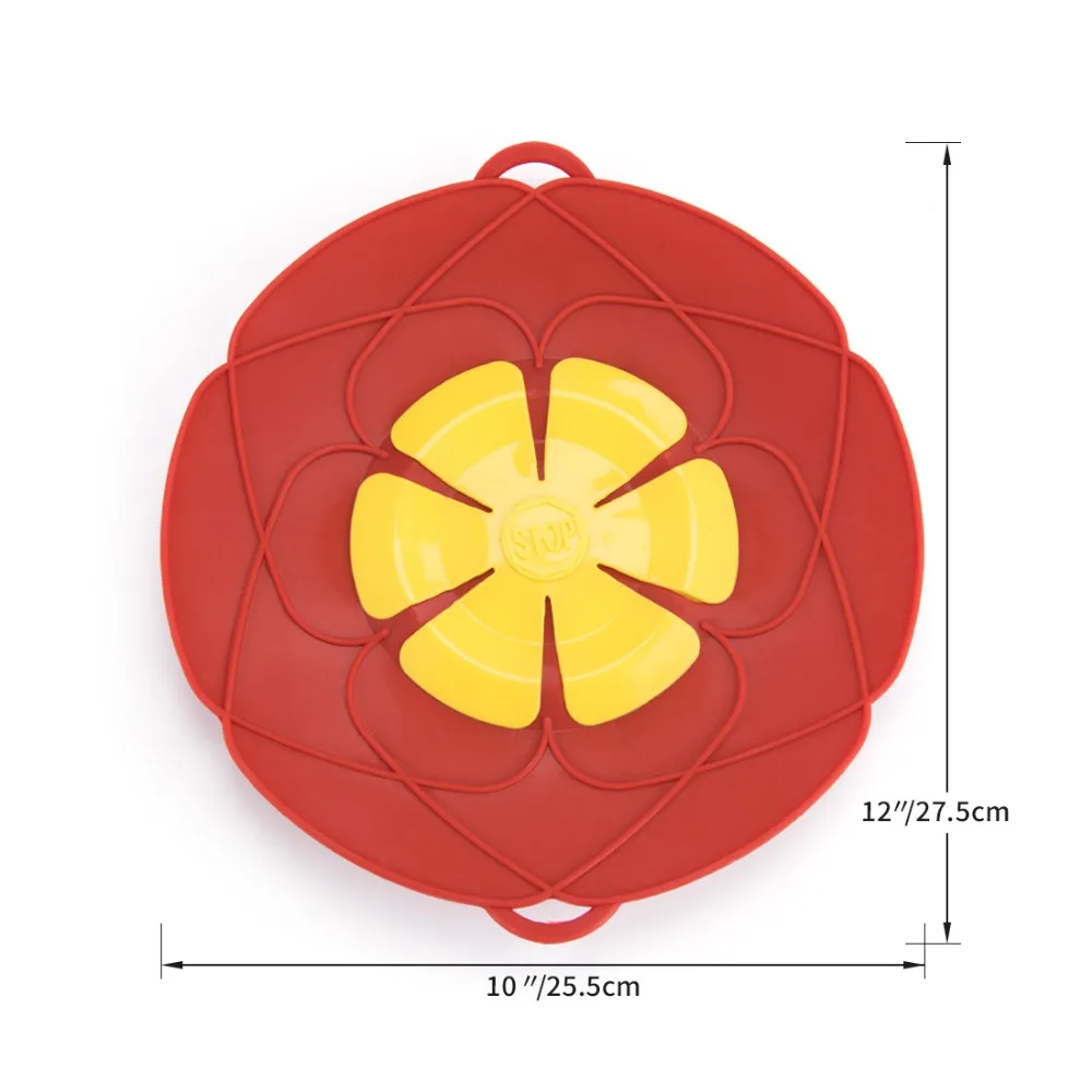 ANHO Кухонные гаджеты силиконовая крышка со сливом пробка для кастрюли сковорода