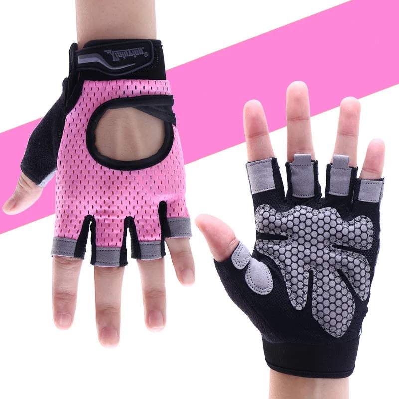 1 Pair Ladies Anti-skid Breathable Gym Gloves Body Building Training Sport Dumbbell Fitness Exercise Weight Lifting Gloves
1 Pair Ladies Anti-skid Breathable Gym Gloves Body Building Training Sport Dumbbell Fitness Exercise Weight Lifting Gloves