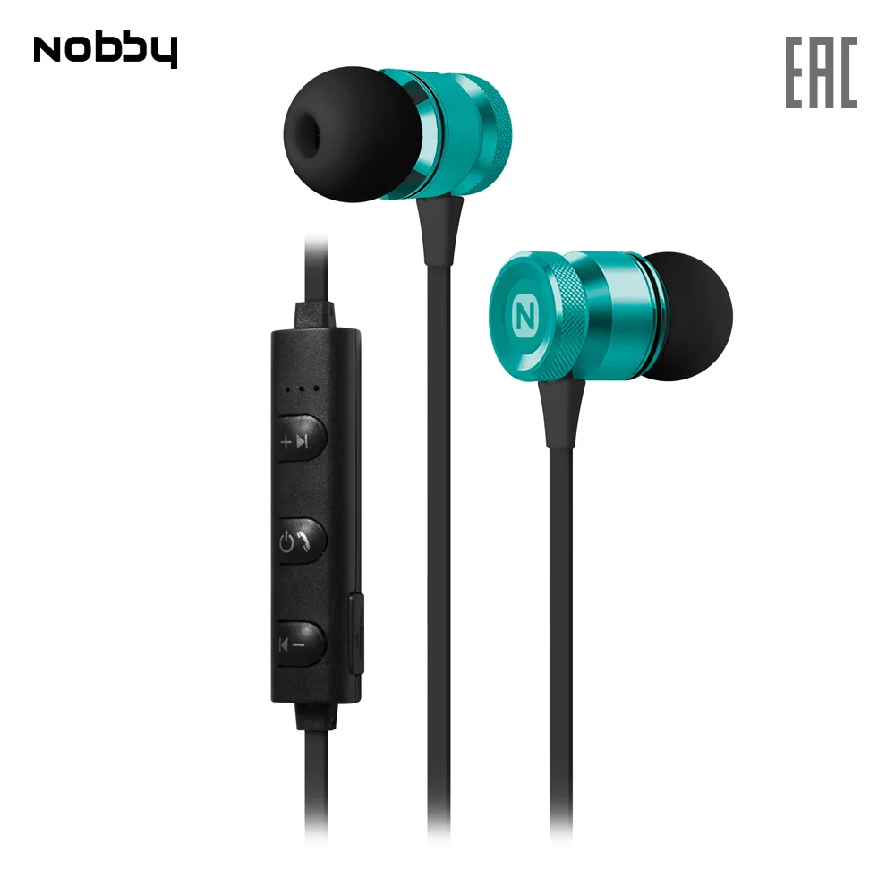 Беспроводные наушники Nobby Practic B-050 USB удобные стереогарнитура портативные зеленый